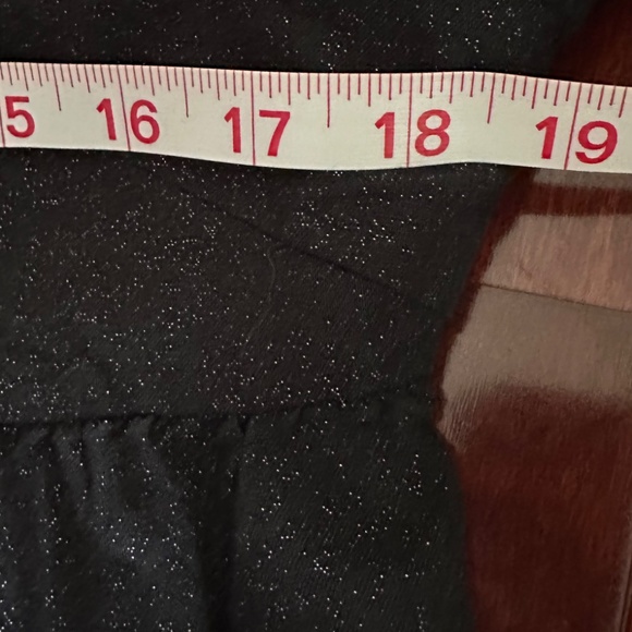 Vertigo Paris Black Linen Shimmer Top Cardigan Large Snap Buttons Size S NWOT - Picture 3 of 9